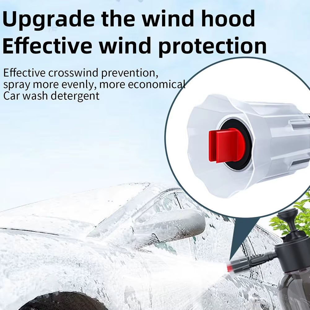 2L Household Gardening Watering Spray Can Acid and Alkali Resistant Manual Pressurized Foaming Air Pressure Car Washing Foam Pot