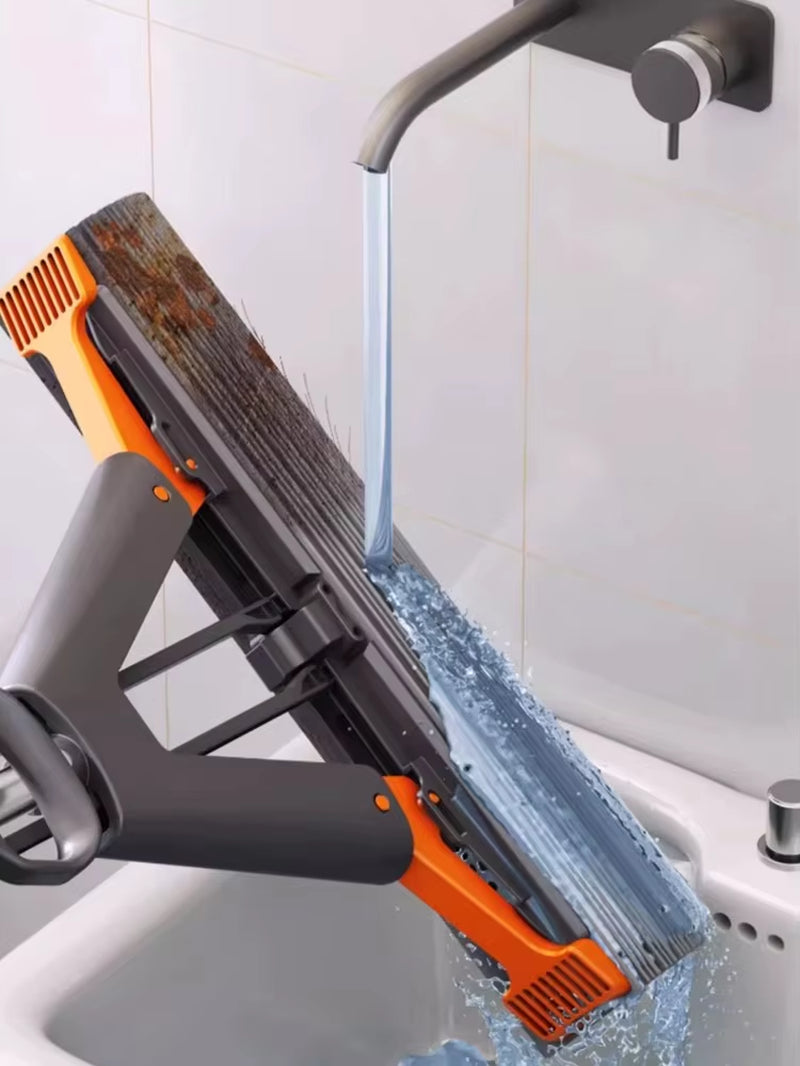 Half-Fold Collodion Mop, Water-Absorbent, Hand-Wash-Free Household Mopping Household Cleaning Tool