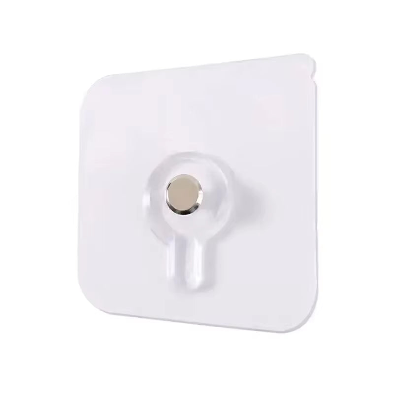 10Pcs Strong Adhesive Hooks Picture Frame Poster No Drilling Hooks Waterproof Durable Kitchen Bathroom Accessories Screw Hooks