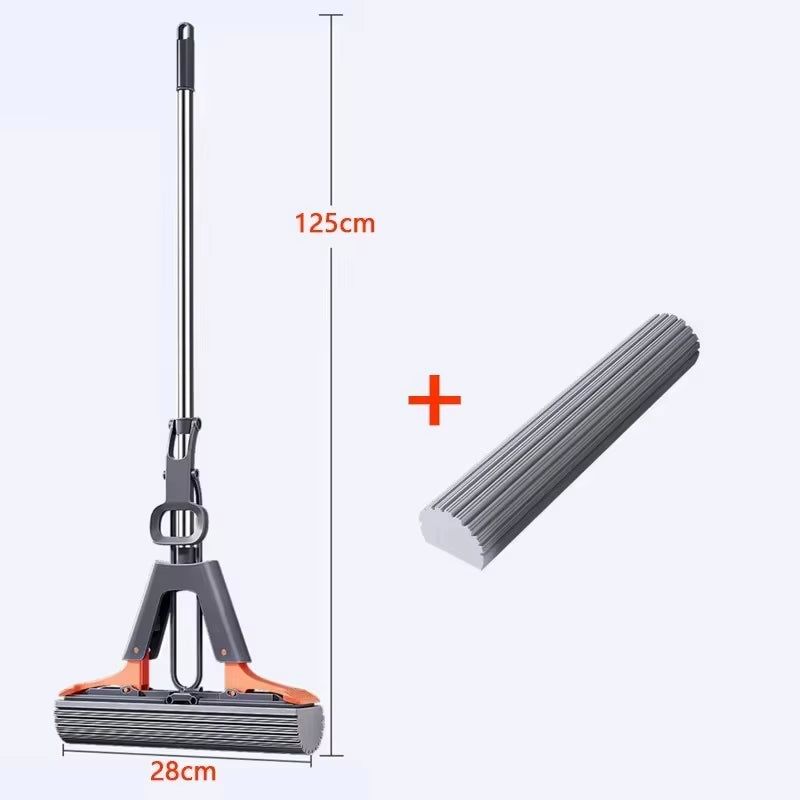 Half-Fold Collodion Mop, Water-Absorbent, Hand-Wash-Free Household Mopping Household Cleaning Tool