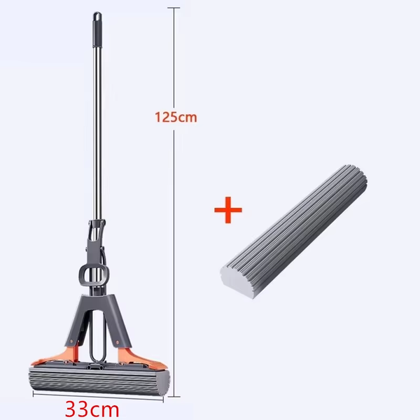 Half-Fold Collodion Mop, Water-Absorbent, Hand-Wash-Free Household Mopping Household Cleaning Tool