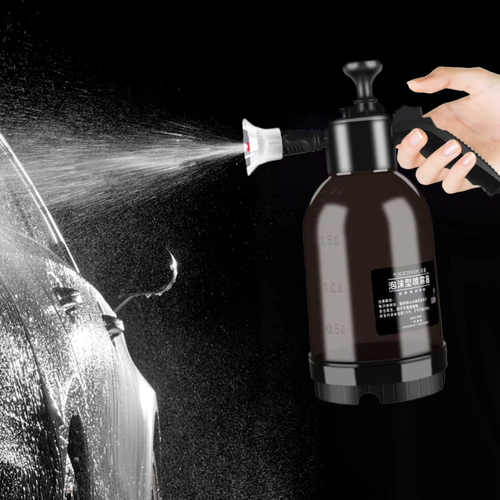 2L Household Gardening Watering Spray Can Acid and Alkali Resistant Manual Pressurized Foaming Air Pressure Car Washing Foam Pot