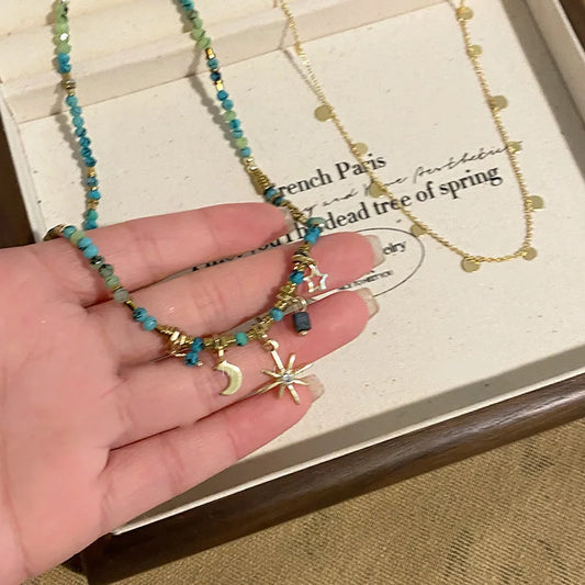 Shine with elegance in our ZAKOL Vintage Bohemian Necklace. Featuring dazzling star-shaped crystals and a unique boho-inspired design, this necklace adds a touch of glamour to any outfit. Ideal for parties, weddings, or everyday chic styling.