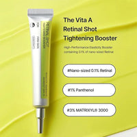 Rejuvenate tired eyes with our Korean Retinol Shot Eye Cream. Enriched with retinol and natural extracts, it reduces wrinkles, fine lines, and puffiness while deeply moisturizing your skin. Dermatologist-tested for safe daily use.