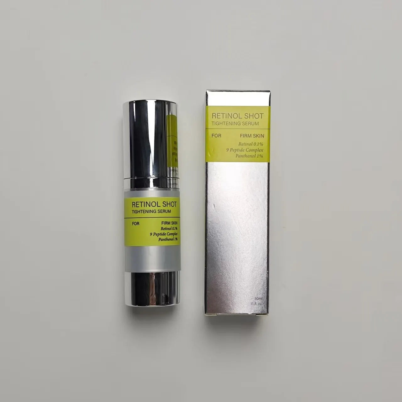 Rejuvenate tired eyes with our Korean Retinol Shot Eye Cream. Enriched with retinol and natural extracts, it reduces wrinkles, fine lines, and puffiness while deeply moisturizing your skin. Dermatologist-tested for safe daily use.