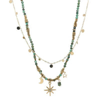 Shine with elegance in our ZAKOL Vintage Bohemian Necklace. Featuring dazzling star-shaped crystals and a unique boho-inspired design, this necklace adds a touch of glamour to any outfit. Ideal for parties, weddings, or everyday chic styling.