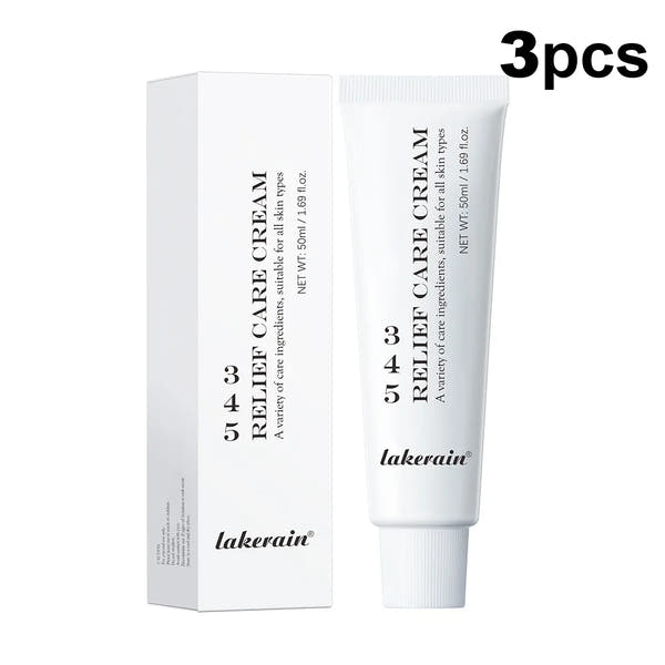 Soothe and repair your skin with the 345 Relief Cream. Formulated to calm redness, irritation, and dryness, it strengthens your skin barrier while leaving it soft and nourished. Perfect for sensitive skin types.