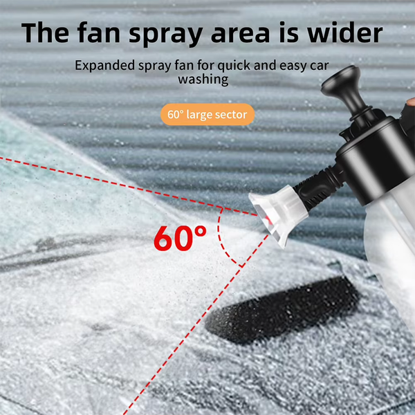 2L Household Gardening Watering Spray Can Acid and Alkali Resistant Manual Pressurized Foaming Air Pressure Car Washing Foam Pot